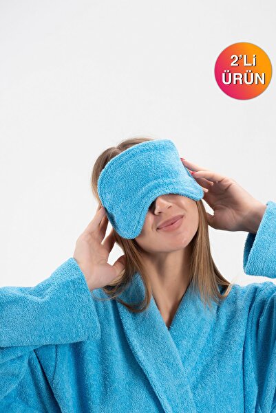 Ender Home CottonVerse Pachet de 2 bandă pentru ochi pentru prosop – 100% bum...