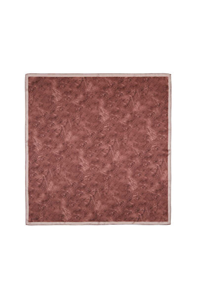 Bursa İpek Eșarfă de mătase cu perie de castane