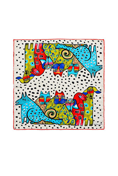 Bursa İpek Batista mătăsoasă cu model roșu și negru