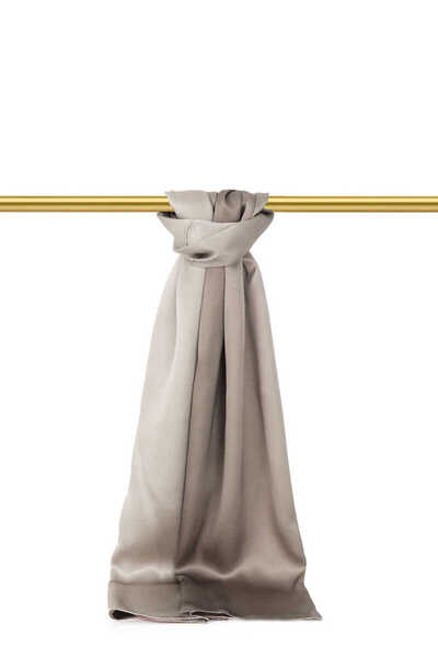 Bursa İpek شال حريري متدرج من حجر المنك