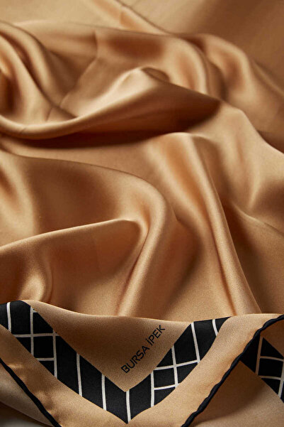 Bursa İpek Μεταξωτό μαντήλι με χρυσή άκρη Waterline