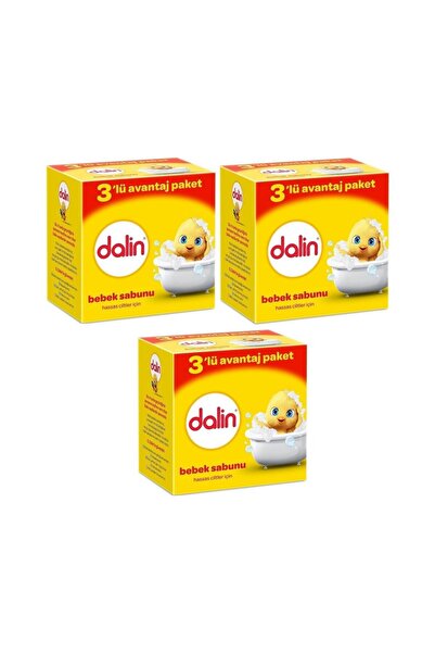 Dalin Bebe Sabun 3'lü PKT X 3 Adet