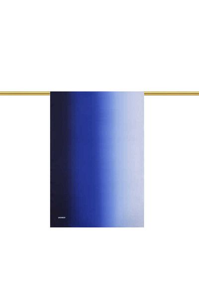 Bursa İpek Navy Blue Lilac Gradient Silk Shawl
