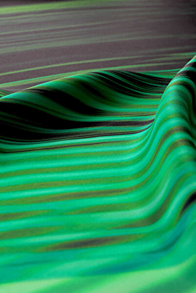 Bursa İpek Μεταξωτό φουλάρι Sura - Σμαραγδένιο μοτίβο ουράνιου τόξου