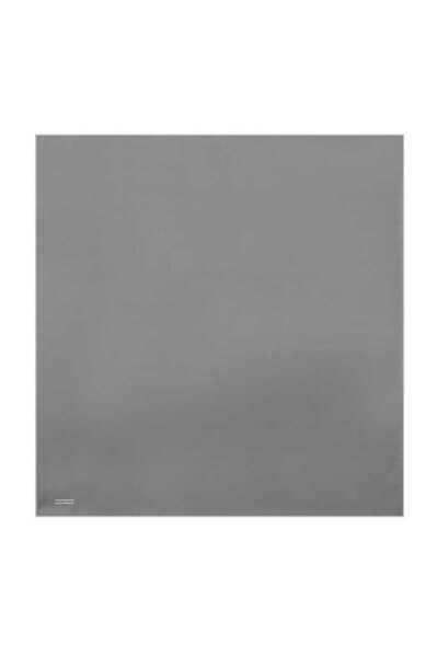 Bursa İpek Σκούρο γκρι μονόχρωμο μεταξωτό μαντήλι Sura