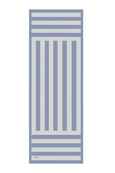 Bursa İpek Μεταξωτό σάλι με μοτίβο Indigo Line