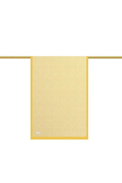 Bursa İpek Acid Green Honeycomb Pattern Twill Silk Shawl