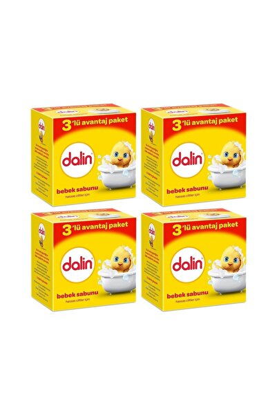 Dalin Bebe Sabun 3'lü PKT X 4 Adet