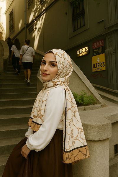Shawl Passion Retro Pattern Poly Shal