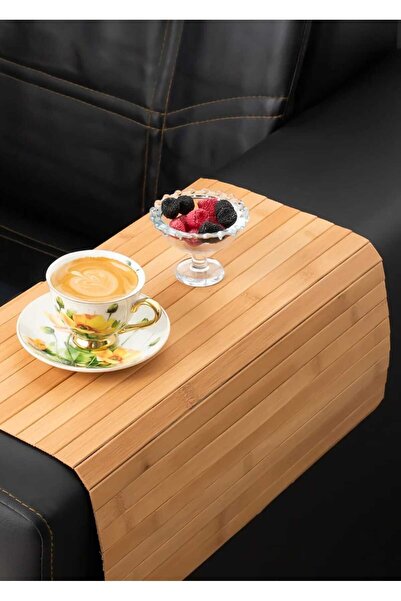 elfnur 1 Piece of Mat Sofa Side Table Sofa Tray Side Table Center Stable American Service 70X40 cm