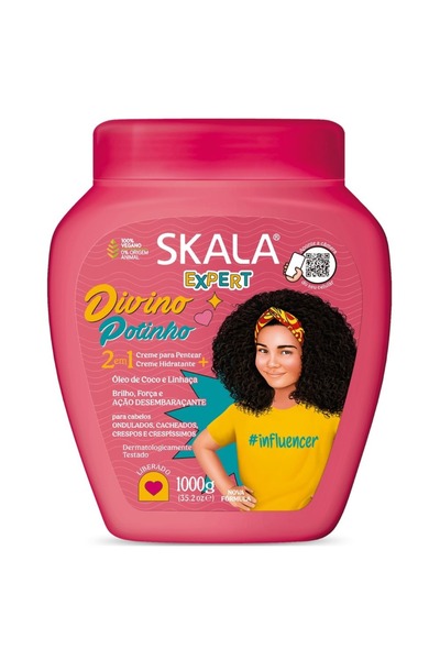SKALA EXPERT Skala Kids Hair Treatment Cream – 2-in-1 Leave-In & Deep Conditioning Mask (1000g)