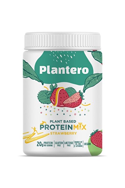 PLANTERO Çilekli Protein Isolate Blend ™ Supergreens Mix Vitamins 416 gr 13 S...