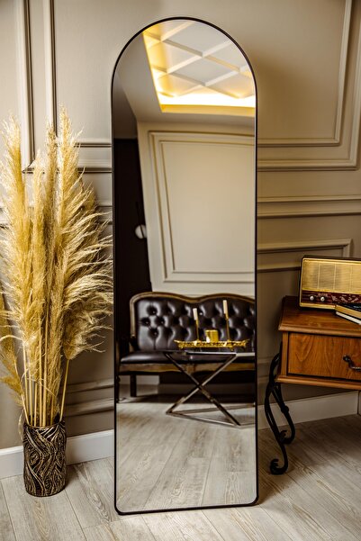 Myplas Modern Oval Ayaklı Boy Aynası Metal Çerçeveli 47 X 157