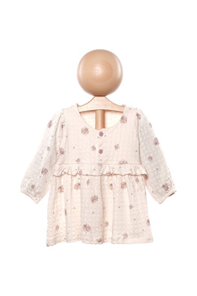 Pinomio Baby&Kids Kız Bebek Çiçek Baskılı Elbise