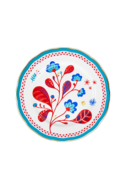 Baci Milano Mamma Mia Yaprak Desenli Yemek Tabağı 28 cm