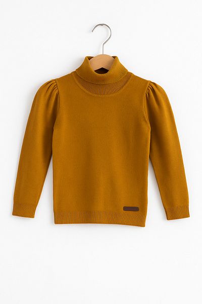 Hilal Akıncı Kids Girl's Turtleneck Sweater