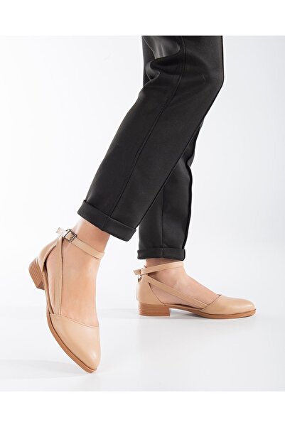 MaskButik Rayna Skin Color Low Heel Skin Shoes