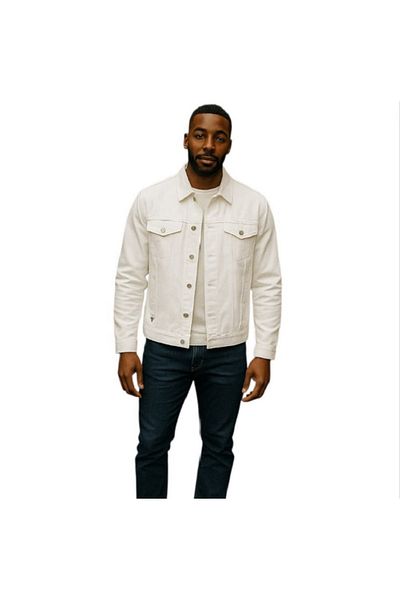 Prada Sport Jean Jacket with Metal Logo