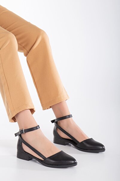 MaskButik Rayna Short Heel Skin Shoes