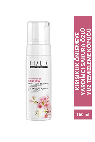 Thalia Kırışıklık Önlemeye Yardımcı Sakura Özlü Yüz Temizleme Köpüğü - 150 ml