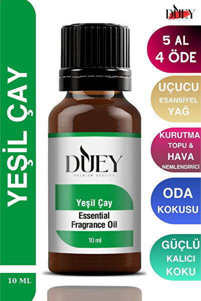 DUEY Yeşil Çay Uçucu Yağ Buhurdanlık Yağı Difüzör Esansı Oda Kokusu Esansı Ha...