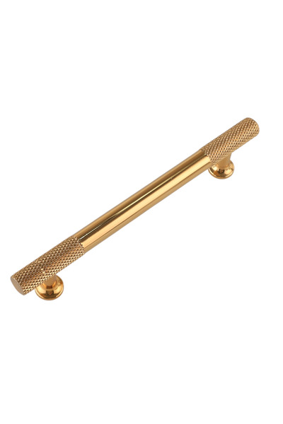 IRK METAL VE HIRDAVAT Golden Yellow t Bar (Serrated Bar) Handle Aluminum Metal.Furniture Kitchen Drawer Door Handle