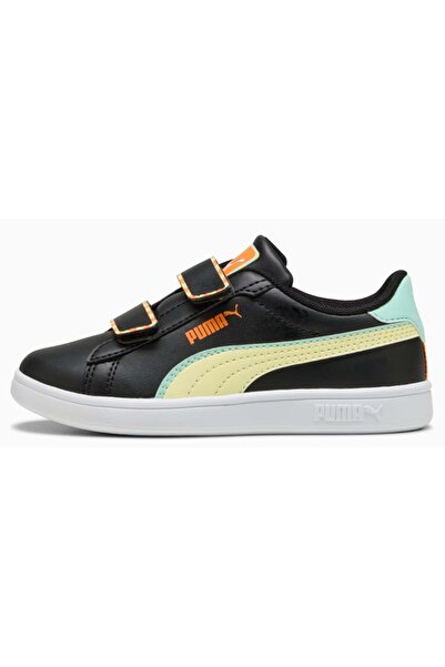 Puma Smash 3.0 Playdate V Ps 402830 Orthopedic Children's Sports Shoes Black
