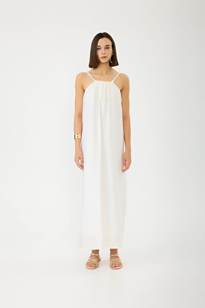 Sevilen Tekstil Φόρεμα με λουράκι με χάντρες