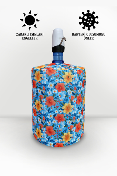 depdekor Dekoratif Damacana Kılıfı Sebil Damacana Örtüsü Desenli Damacana Gün...