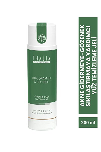 Thalia Akne Gidermeye & Gözenek Sıkılaştırmaya Yardımcı Marjoram Yüz Temizleme Jeli 200ml