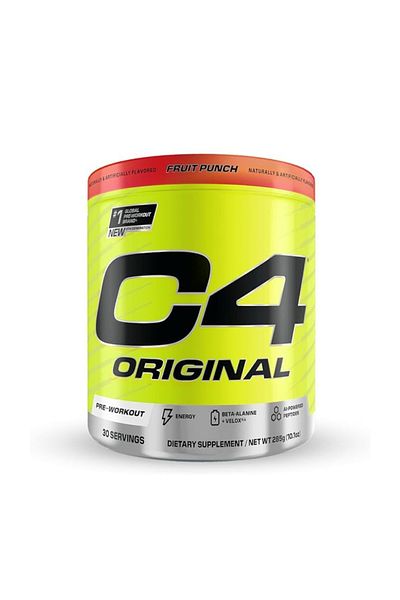 Cellucor C4 Original Pre workout Fruit Punch, 30 Servings, Hard Hitting Energy