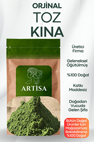 Artisa Doğal Kına 100gr ( Orjinal, Katkısız, Yeşil )