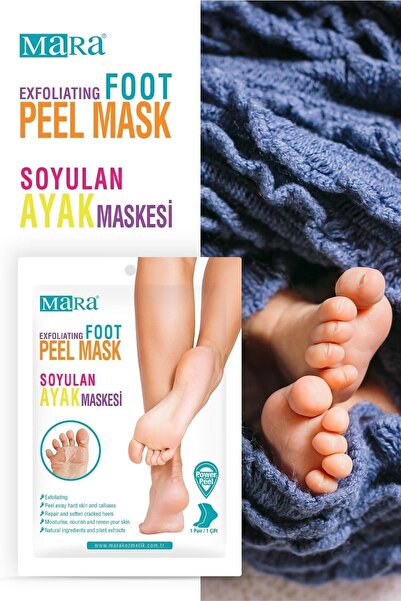 Mara Exfoliating Foot Peel Mask Soyulan Ayak Maskesi