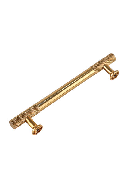 IRK METAL VE HIRDAVAT Golden Yellow t Bar (Serrated Bar) Handle Aluminum Metal.Furniture Kitchen Drawer Door Handle