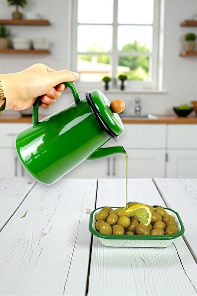 İnci Emaye Yağdanlık, Kahve Demliği ,Çay Demliği , Kahve Potu , Kamp Demliği ...