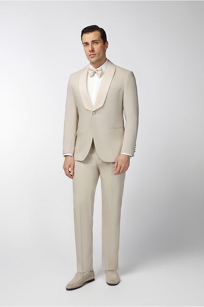 Kiğılı Slim Fit Slim Fit Shawl Collar Tuxedo & Groom Suit
