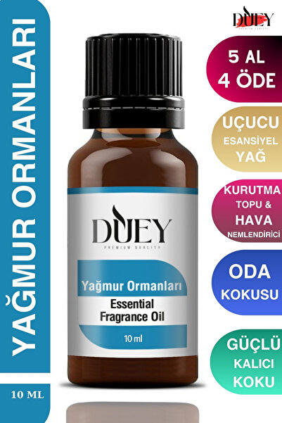 DUEY Hava Nemlendiriciler için Yağmur Ormanları Oda Kokusu Uçucu Yağ Buhurdan...