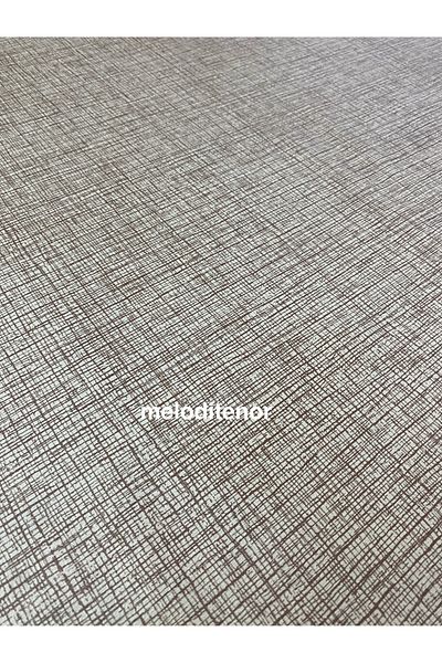 MİRELLA Fiber Lining Crushed Cloth Appearance Pattern Slip-Resistant Pvc Oilcloth Tablecloth