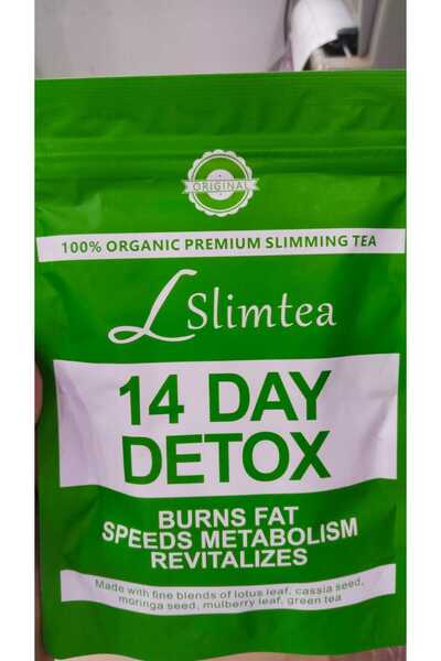 Lipton L Slim Tea Premium Organic Slimming Tea 14 Day Detox, Metabolism Booster Original