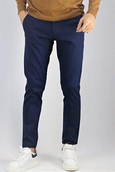inpool Чоловічі зимові штани Indigo з поясом і детальною етикеткою