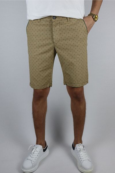 inpool Men's Anchor Patterned Double Leg Shorts