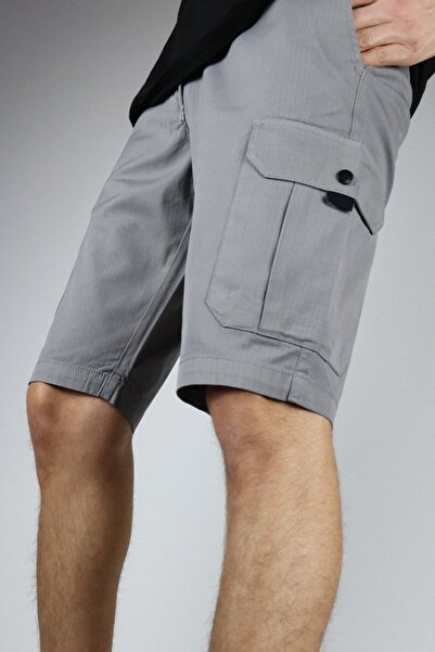 inpool Yazlık Armürlü Kargo Cep Erkek Şort