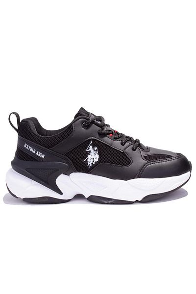 U.S. Polo Assn. U.S Polo Assn Maybe Orthopedic Daily Black White Women's Sports Shoes