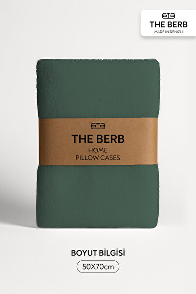 TheBerb Soft Terry Fabric - Set of 2 Towel Textured Pillow Cases 50X70 Zippered