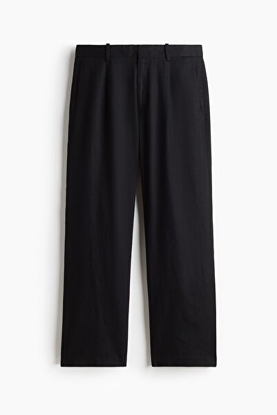H&M Keten Karışımlı Pantolon Relaxed Fit