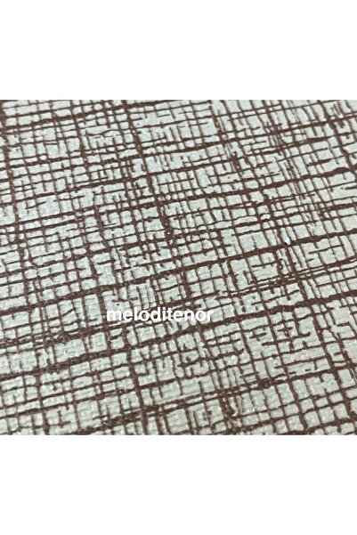 MİRELLA Fiber Lining Crushed Cloth Appearance Pattern Slip-Resistant Pvc Oilcloth Tablecloth