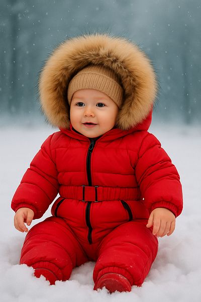 HÇ Hülya Çelik KİDSWEAR 2018 Baby Astronaut Jumpsuit Fur Hooded Black Jumpsuit