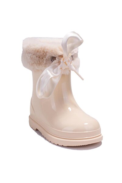 IGOR W10258CN Bimbi Soft Bej Ortopedik Kız Çocuk Yağmur Çizme
