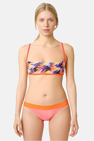 SPEEDO Women Non Padded X-back Bikini Top, Multicolor