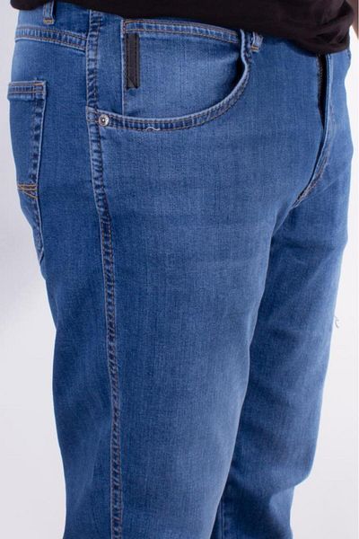 Twister Jeans تويستر فيغاس 132-250 بنطال جينز أزرق عالي الخصر مريح للرجال